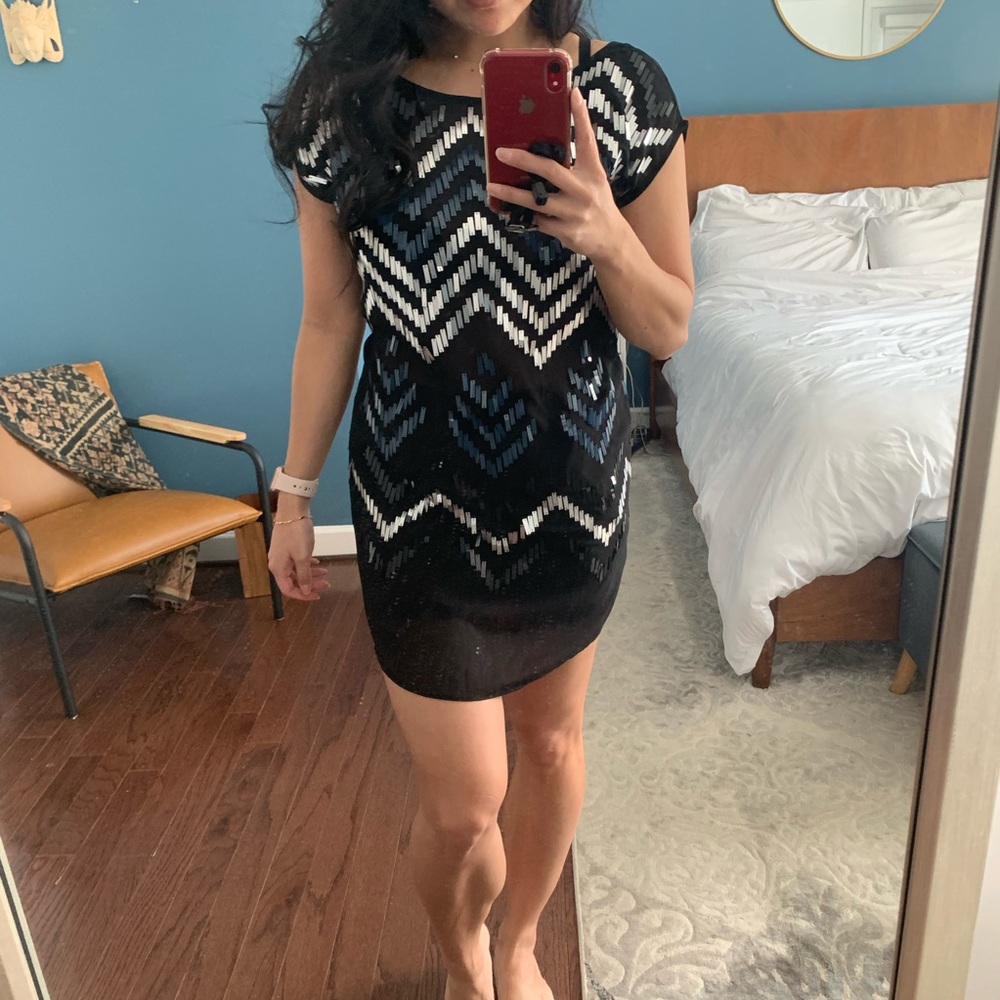Sparkly chevron patterned tunic / dress